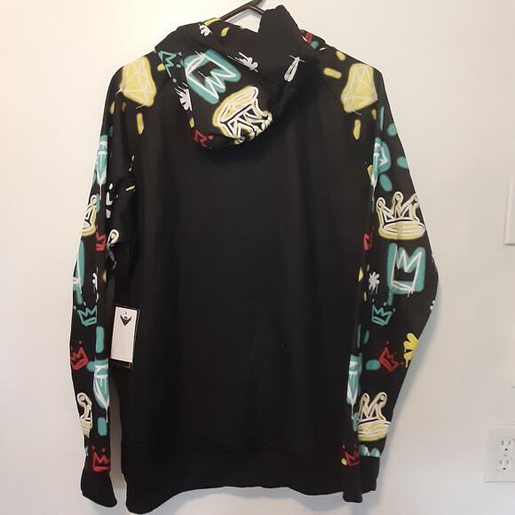 Jewel House Denim Company Mens Hoodie Size XL Black EUC - Picture 7 of 9